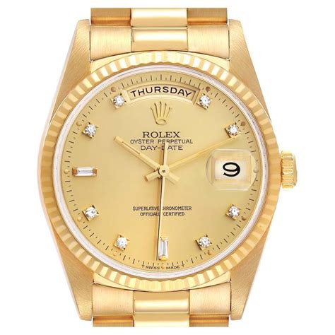 rolex yellow gold president|all gold presidential Rolex.